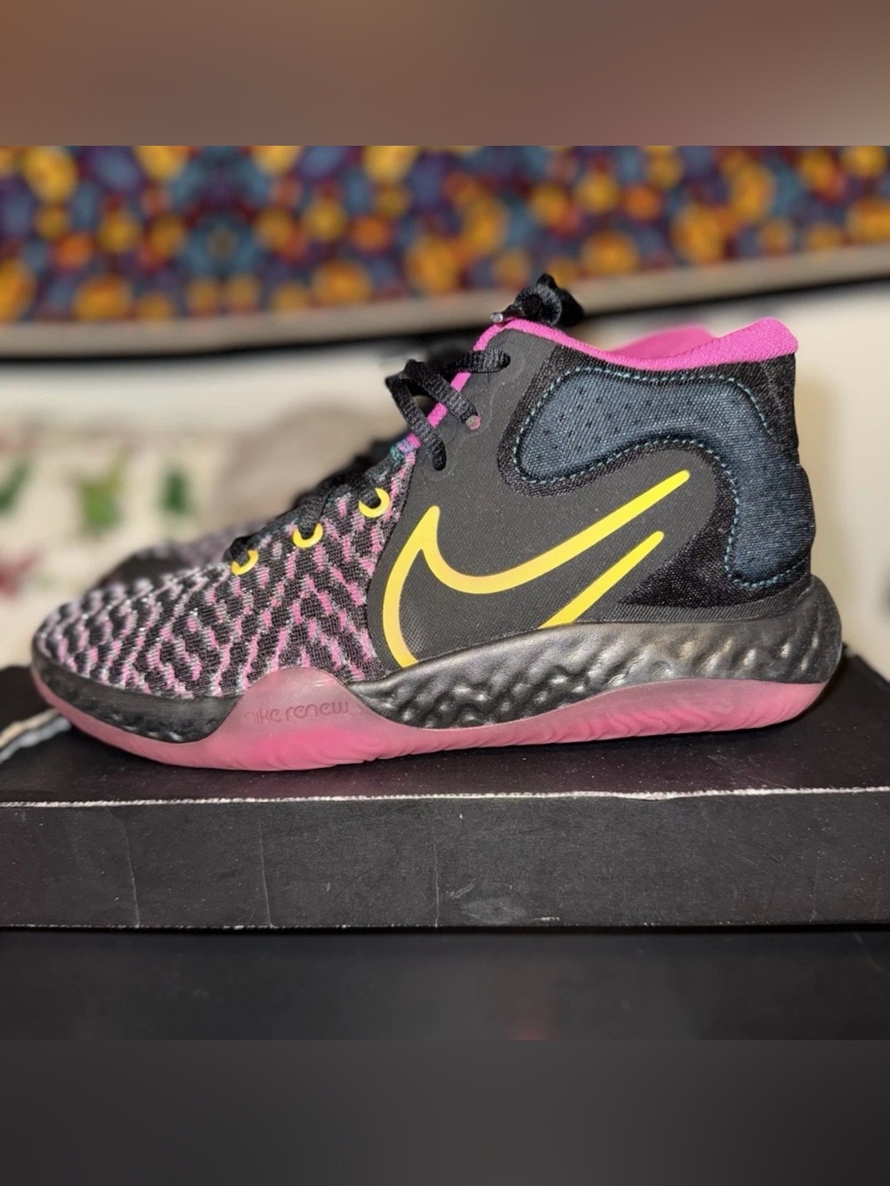 KD Kevin Durant Trey 5 VIII 'Black Cactus Flower' 2022  Size 7 Men Basketball